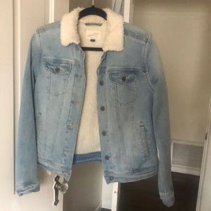 Small Universal Thread Denim Sherpa Lined Jacket